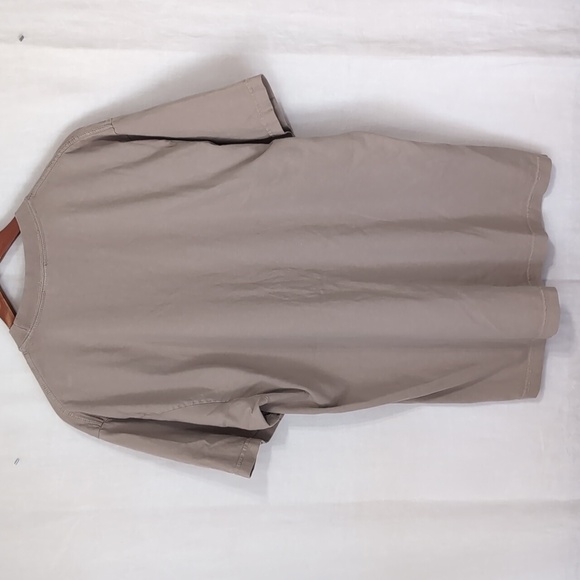 Shaka Wear Tan Short Sleeve Cotton T Shirt Size Men's Large - Picture 3 of 3